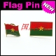 布基纳法索 Faso 国旗徽章 商务会展 金属胸针 Burkina FLAG PIN