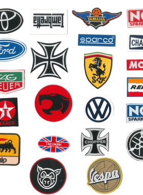 2025 赛车 赛道日 车标 Racing Car patch 外贸 刺绣布贴 臂章