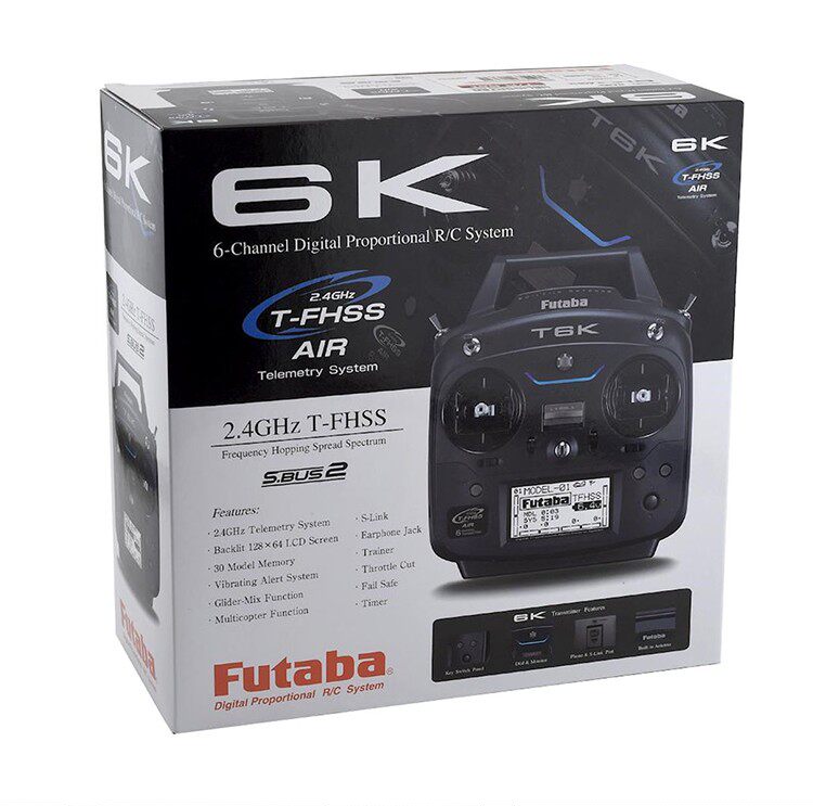 FutabaT6KV3S高强度版24G遥控器R3006SB接收机T6升级款带回传功能