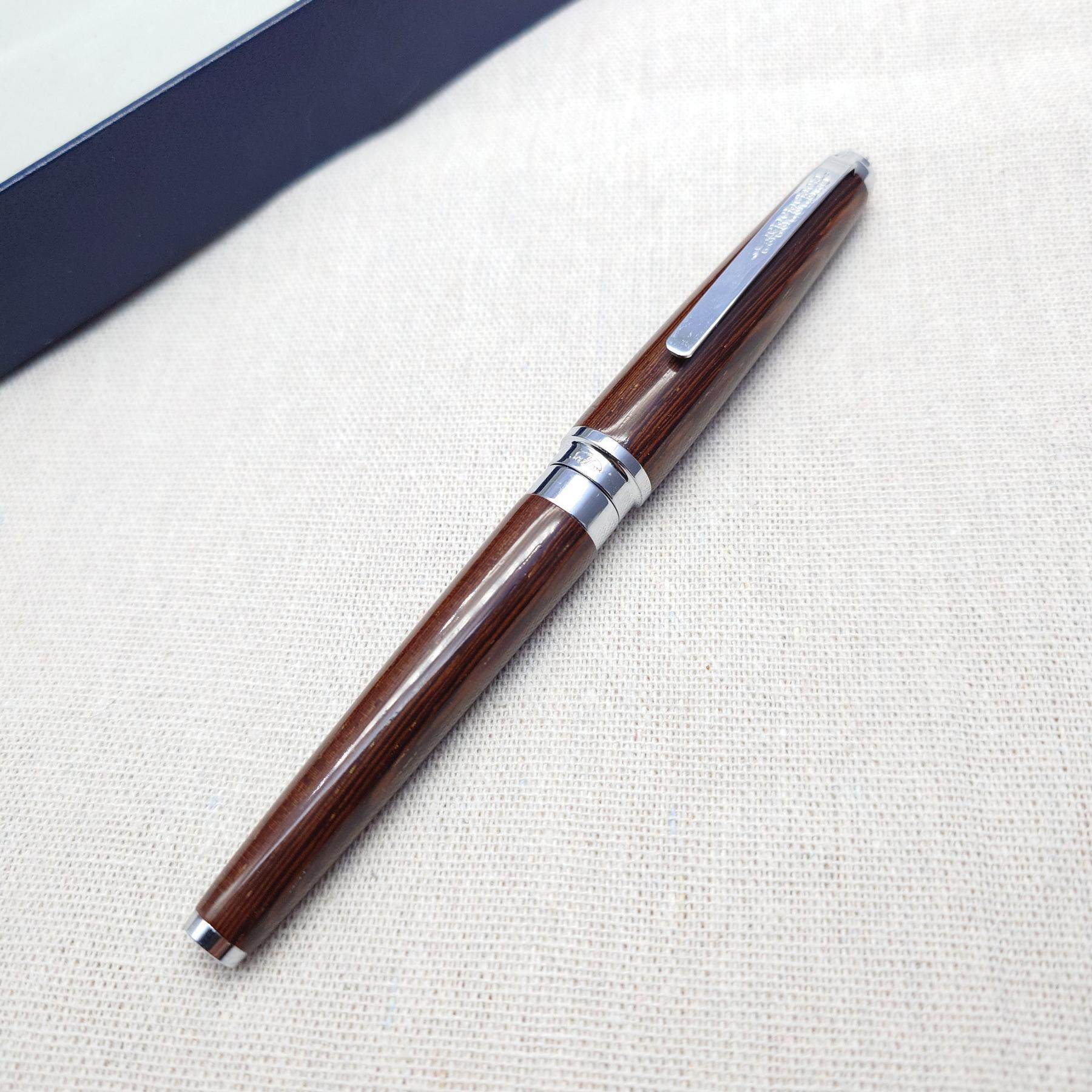 日本写乐原木钢笔18K商务练字