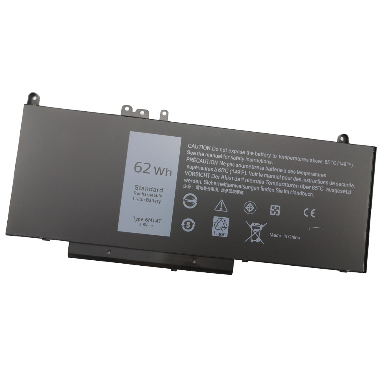 P23T戴尔E5270 E5450 E5470 E5550笔记本E5570电池62Wh 6MT4T