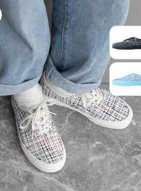 VANS正品Authentic白色小香风编织男女鞋休闲板鞋VN0A5KS96SS