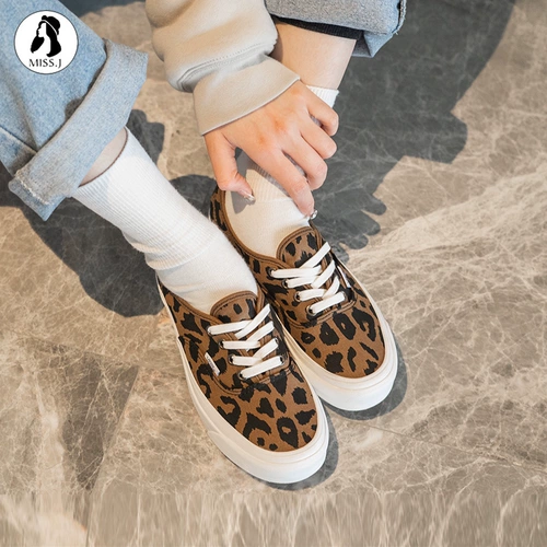 Vans Authentic 44 DX Annaheim Low Leopard Men's Feels Shoes Canvas Shoes vn0a38envl0