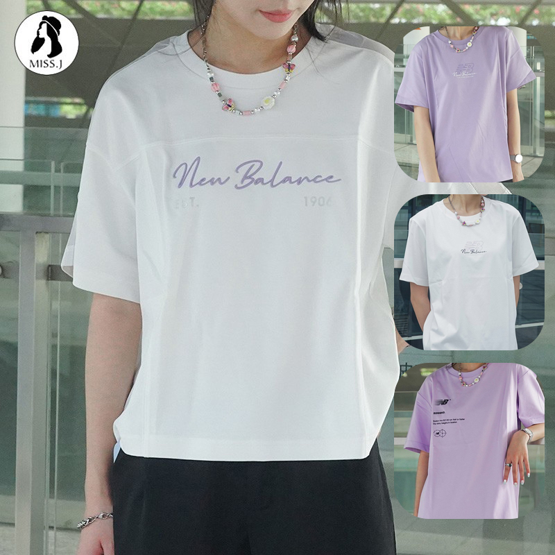 【清仓】New Balance NB夏季女款圆领运动纯色短袖T恤5EC2U672