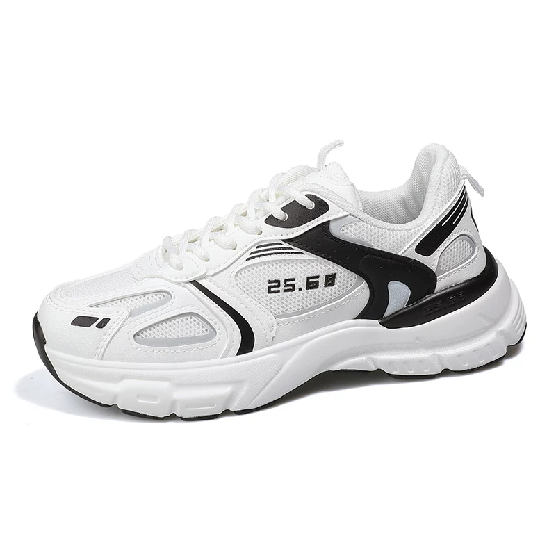 Глобальные Dad Shoes женские стильные Ins весной 2024 толстая подошва, увеличенная повседневная спортивная обувь для студентов