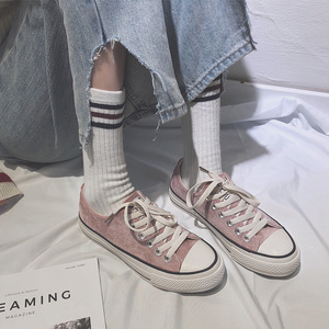 chic港味复古帆布鞋