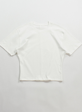 C421652 日本单 夏款简约百搭圆领套头短袖T恤女款