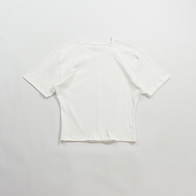 日单百搭圆领套头短袖T恤女款