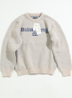 AAL127 日本 男装 秋冬款宽松百搭字母厚款圆领套头毛衣 男款