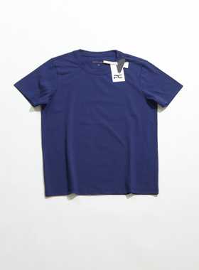 J522166 夏款简约百搭舒适纯色圆领套头短袖T恤 女款