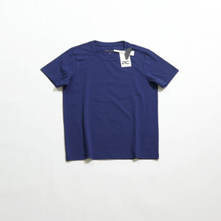 女款 J522166 T恤 简约百搭舒适纯色圆领套头短袖 夏款