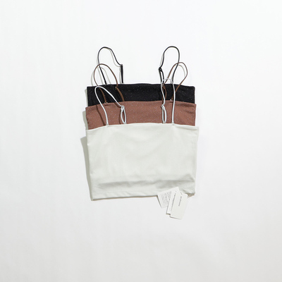 日单简约百搭短款吊带背心女款