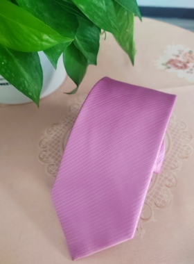 清仓品牌尾货甩单正装真丝结婚领带8cm 紫色新郎伴郎婚礼西服配饰