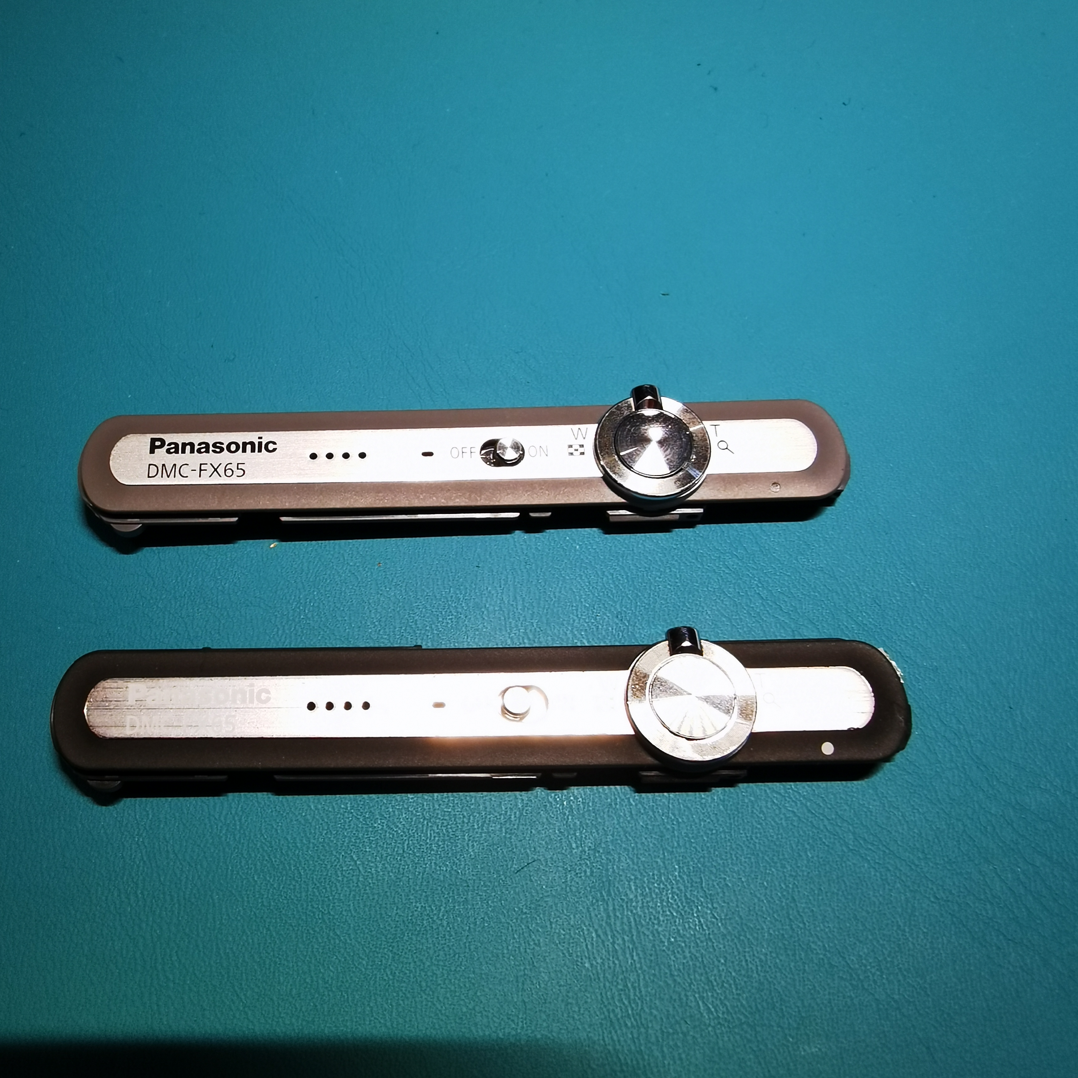 松下数码相机 FX65 顶盖板组件 快门开关按键变焦开关推拉杆