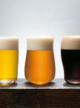 日本进口aderia精酿啤酒杯IPA玻璃杯酒具石冢硝子套装冷饮果汁杯