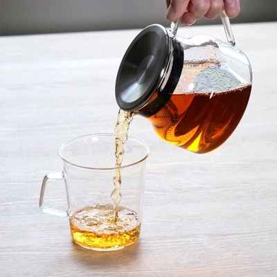 日本进口KINTO耐热玻璃泡茶壶
