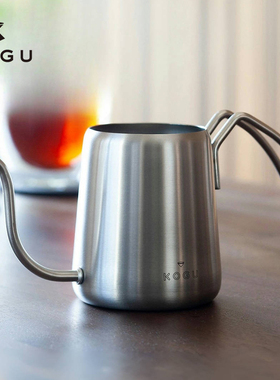 日本进口下村企贩KOGU咖啡手冲壶304不锈钢细长嘴壶咖啡壶