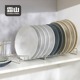 日本霜山304不锈钢餐具沥水架厨房碗碟盘子置物架菜板收纳架家用
