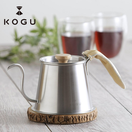 日本原装进口下村企贩KOGU咖啡考具不锈钢手冲壶可带温度计烧水壶