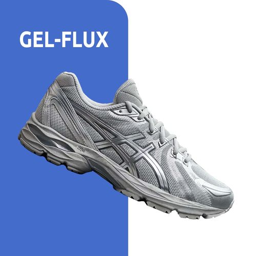 Asics正品!FLUX男透气缓震跑鞋