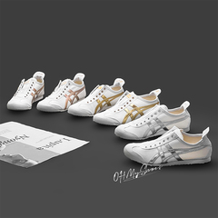 Onitsuka Tiger鬼塚虎低帮男鞋女鞋金银铜日式休闲一脚蹬1183A962