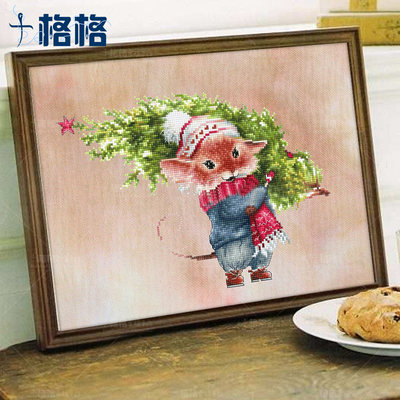 法国套件挂画餐厅卡通十字绣新品