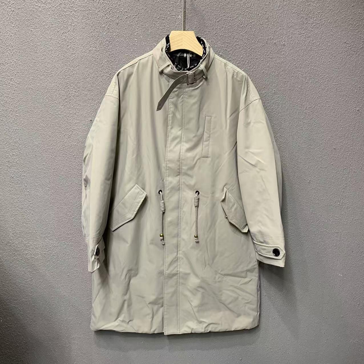 BlackThorn黑刺高级感加厚羽绒服男士中长款休闲青年派克服风衣新