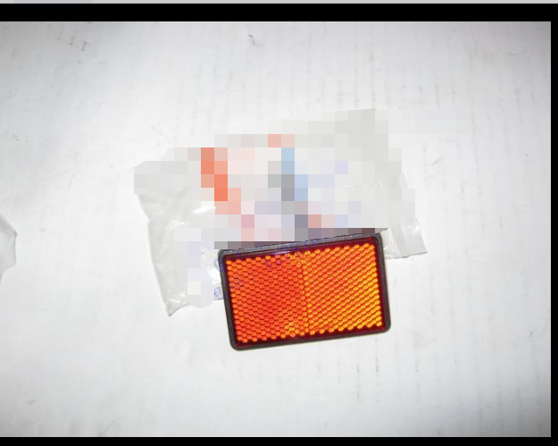适用铃木王GS125/R骏龙QS125-2A/UN摩托车反光片安全牌后反射器
