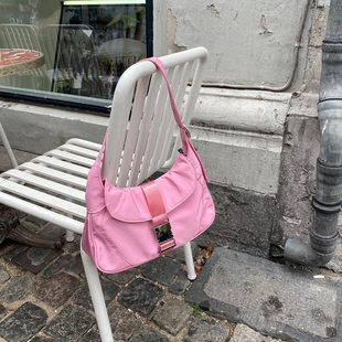 现货 SILFEN丹麦2022ss搭扣复古尼龙包单肩腋下包托特包李梦同款