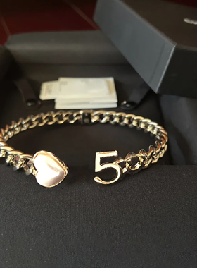 小香风简约镀金项圈女爱心choker