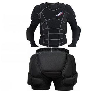 propro滑雪护臀单双板护具滑冰防摔裤成人屁股垫儿童滑雪护甲衣