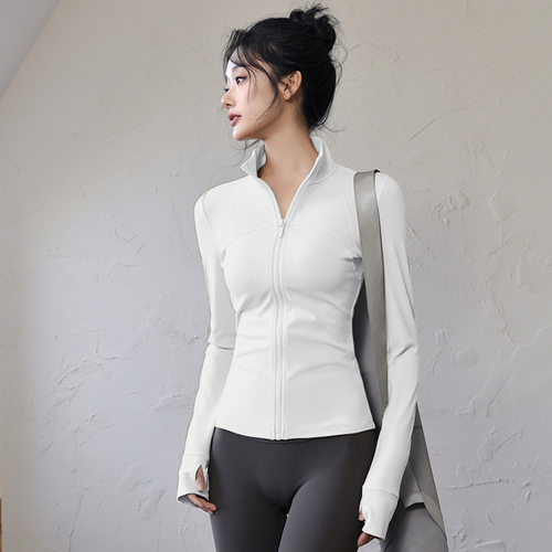 瑜伽外套专业普拉提训练速干上衣健身服长袖女运动户外跑步服