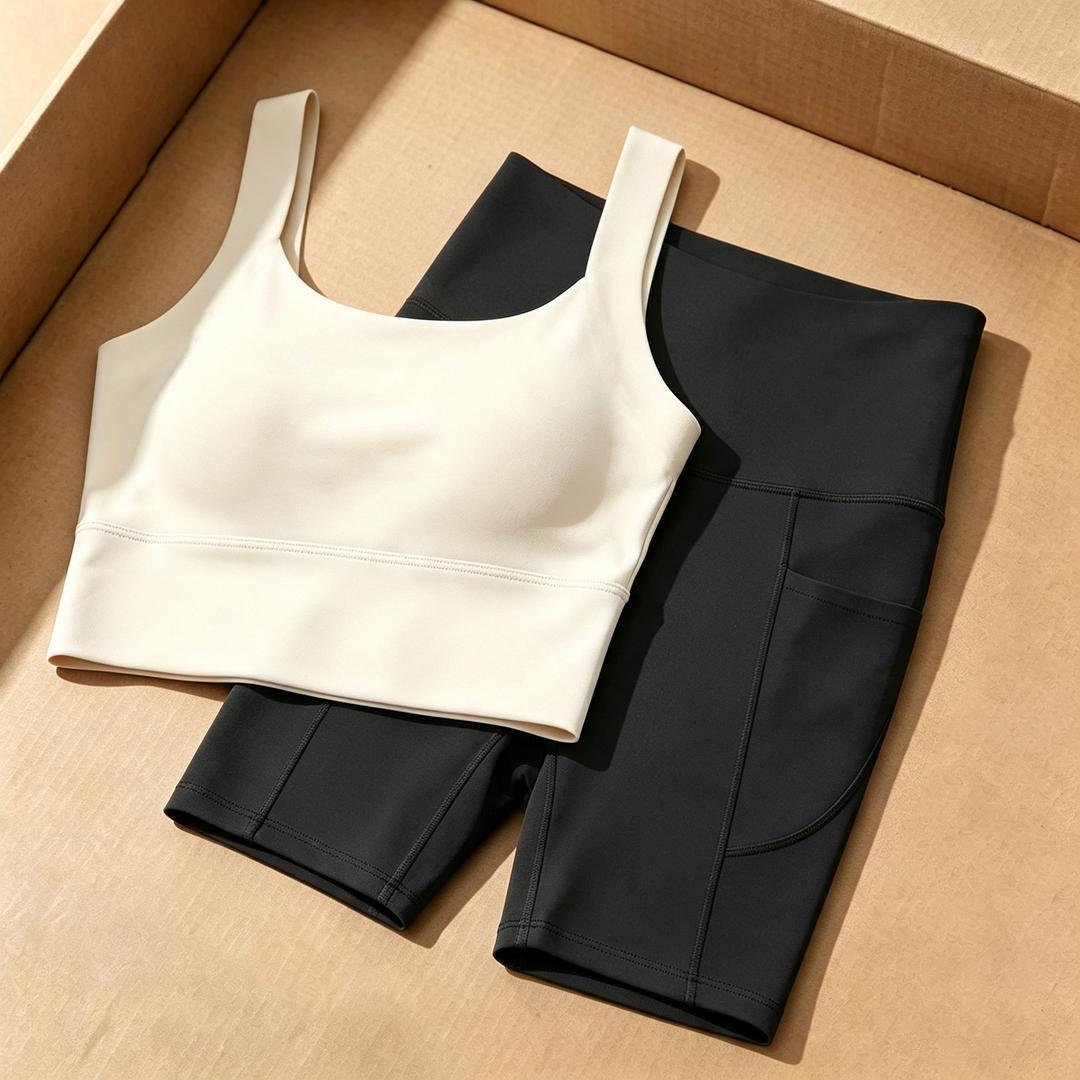 瑜伽服套装运动内衣防震背心健身房训练衣服带胸垫美背普拉提训练