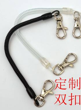 pvc挂绳挂绳防丢伸缩钥匙扣