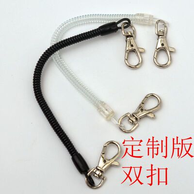 pvc挂绳挂绳防丢伸缩钥匙扣