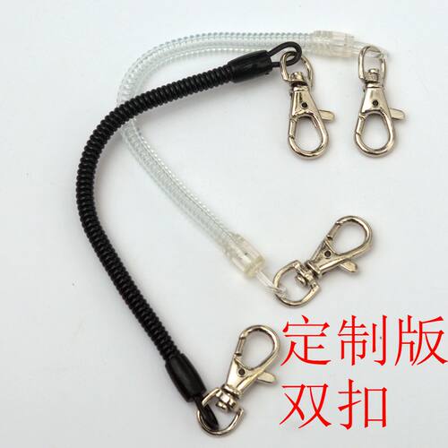 pvc挂绳挂绳防丢伸缩钥匙扣