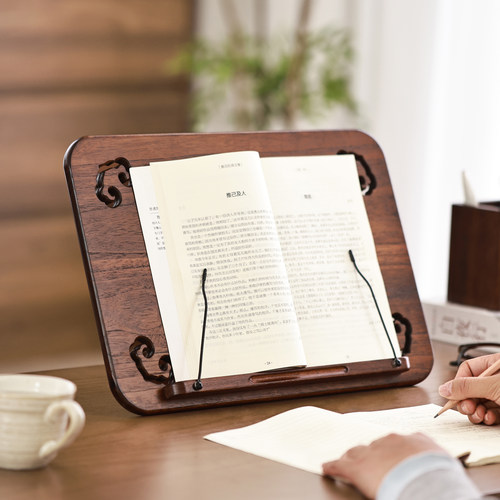 异丽木质儿童阅读架夹书器