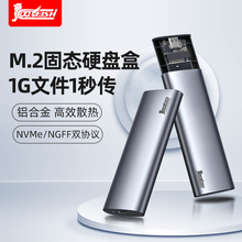 m2固态硬盘盒nvme转usb外接盒ssd高速ngff读取器m.2移动硬盘盒