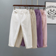 2025春夏新款 欧货九分萝卜裤 休闲裤 子女潮半松紧腰宽松百搭哈伦裤