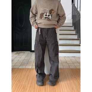 百搭休闲裤 UPDAYWANG三色入 男 裤 厚实复古多口袋设计潮流工装