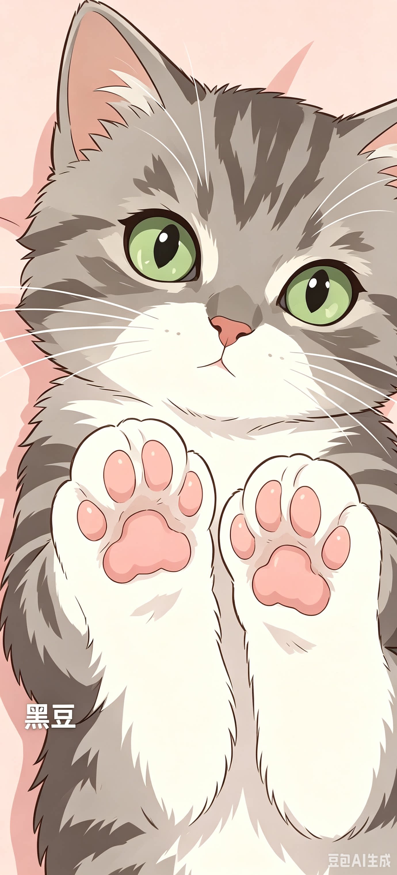 宠物猫咪手绘定制 自家猫咪画像约稿 手绘卡代画 写实/动漫风