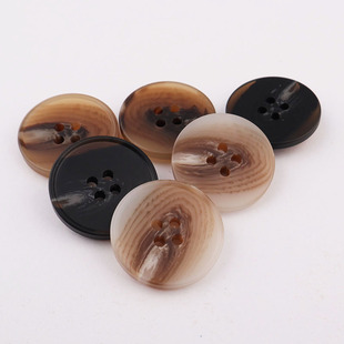 西装大衣风衣毛呢外套花纹乳白米黄驼色圆形树脂羊绒袖口纽扣扣子