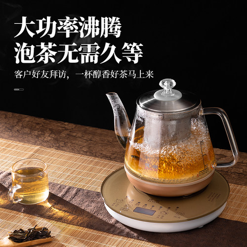 德源全自动电热烧水壶变频蒸茶
