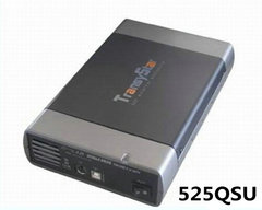 正品创齐525QSU  USB2.0台式机SATA串口内置改外置台式机光驱盒