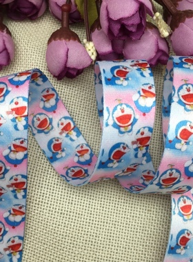 20mm新款卡通印花绦纶双面吊牌带 水壶吊带优质丝带211027