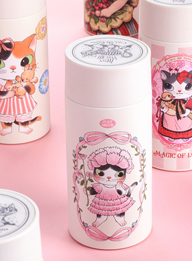 CALL ME PANDA 蜂鸟款保温杯 卡通图案便携杯流行水杯 270ml 单件