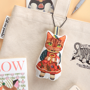 CALL ME PANDA 猫猫图案包挂 书包挂件 可爱包饰 包包挂件
