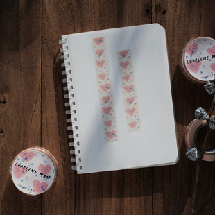 分装 | 日本 芝生 当店限定mt承制和纸胶带 粉色爱心脸展会限定