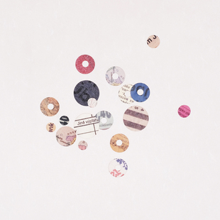 分装 | 日本 仓敷意匠drop around 圆点贴圆形贴纸圆孔手帐拼贴
