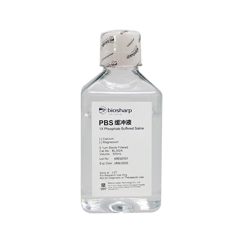 Biosharp BL302A 1xPBS 缓冲液 磷酸盐缓冲液 除菌可用于细胞培养